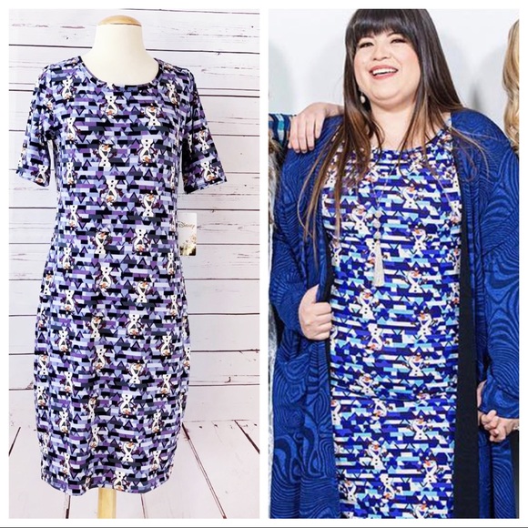 LuLaRoe Dresses & Skirts - LuLaRoe Julia Disney Frozen Collection Olaf New